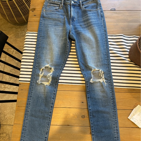 Levi’s 721 High-Rise Skinny Jeans, Rugged Indigo, 29x30 - Picture 1 of 8